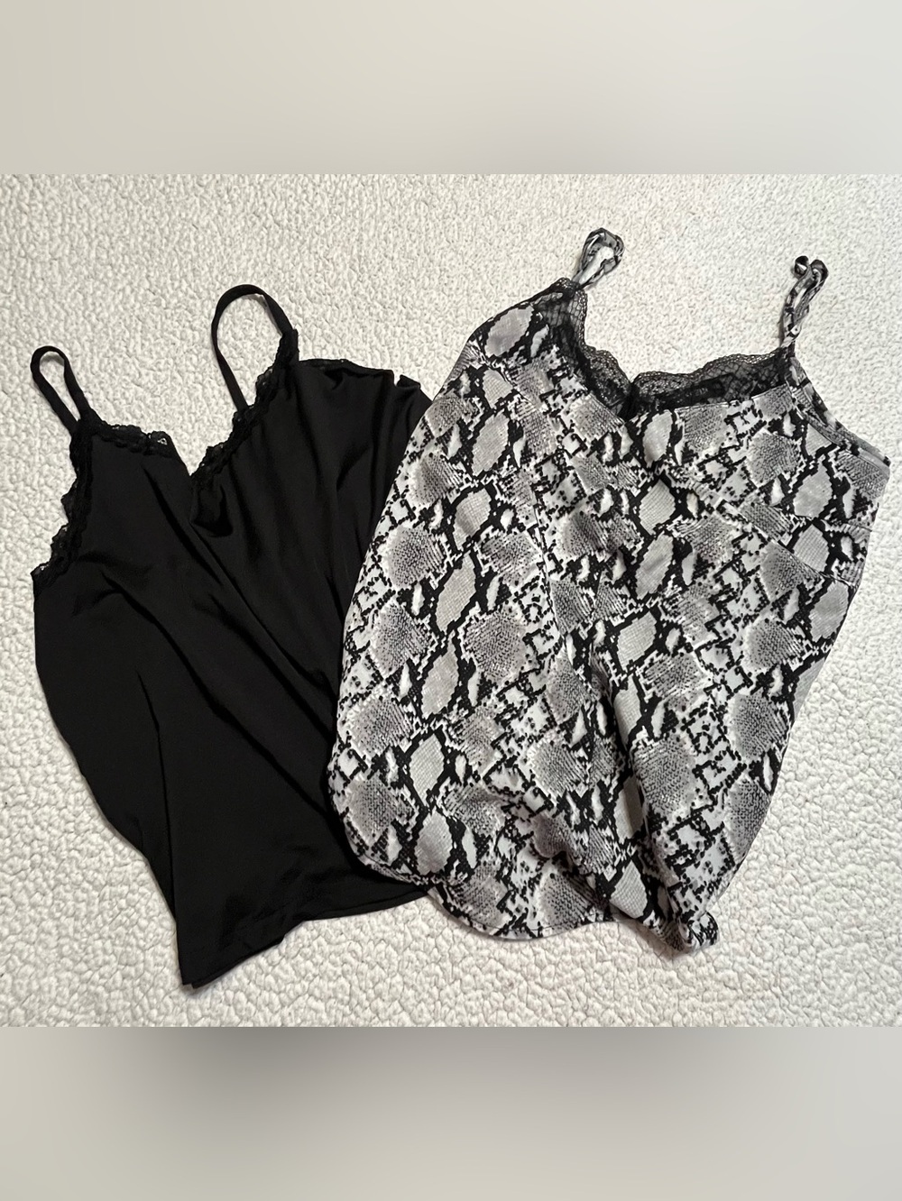 2 SHEIN Curve cami tops